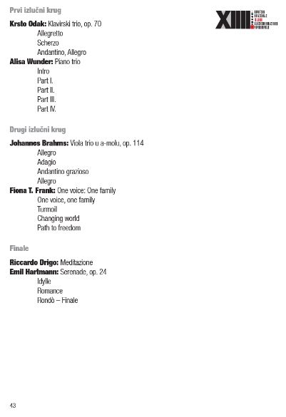 Papandopulos 14 Programme, p43