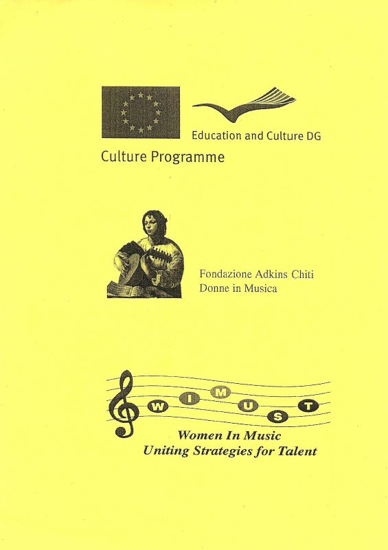 I Solisti Veneti Programme for Donne in Musica Concert 2016