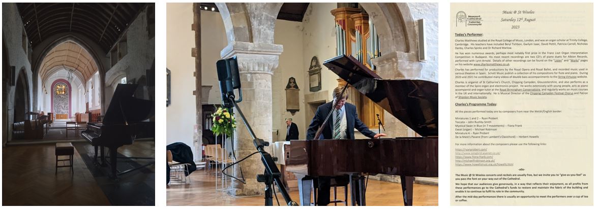St Woolos Concert, Charles Matthews, 12 August 2023