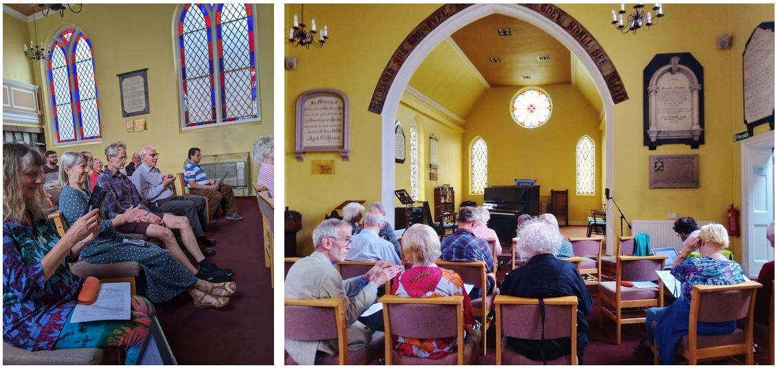Audience at Warwick Unitarian Chapel
