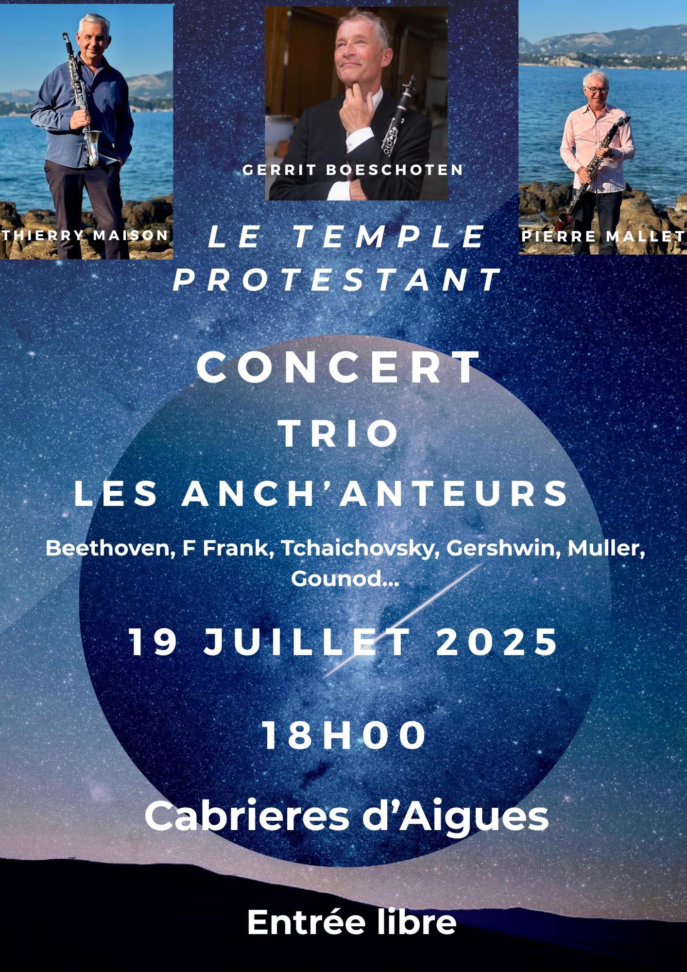 Poster for Les Anch'anteurs Cabrieres concert 'Women_in_Poetry_and_Music'