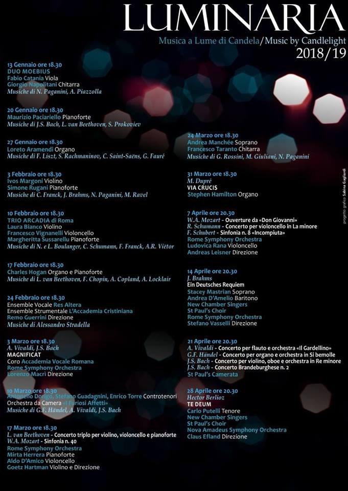 Luminaria Concerts Early 2019