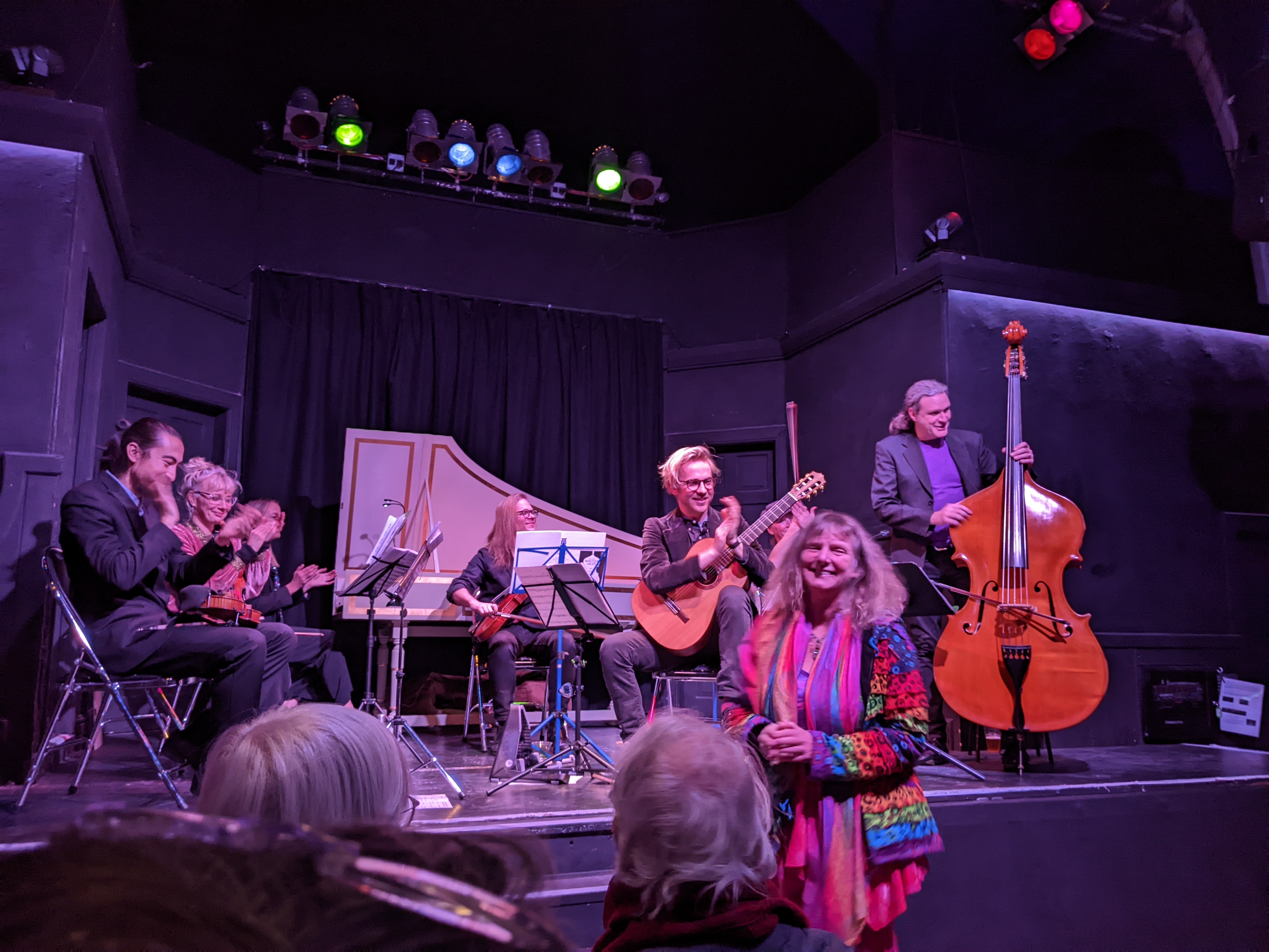 Fiona with the Dave Ayre Baroque Band