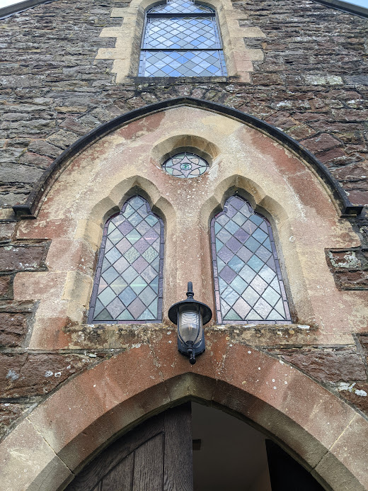 Outside StMichaels, Tintern