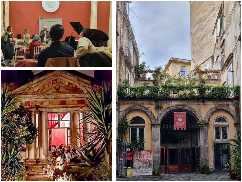 Maggie Lorelli concert at Palazzo Venetzia in Naples