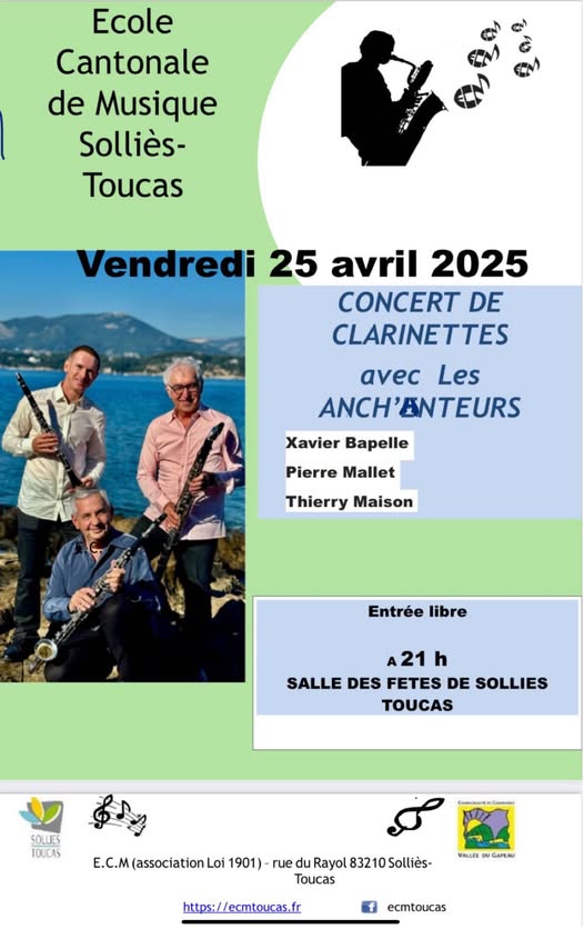 Flyer for the Trio Concert at ECM_ Sollis-Toucas