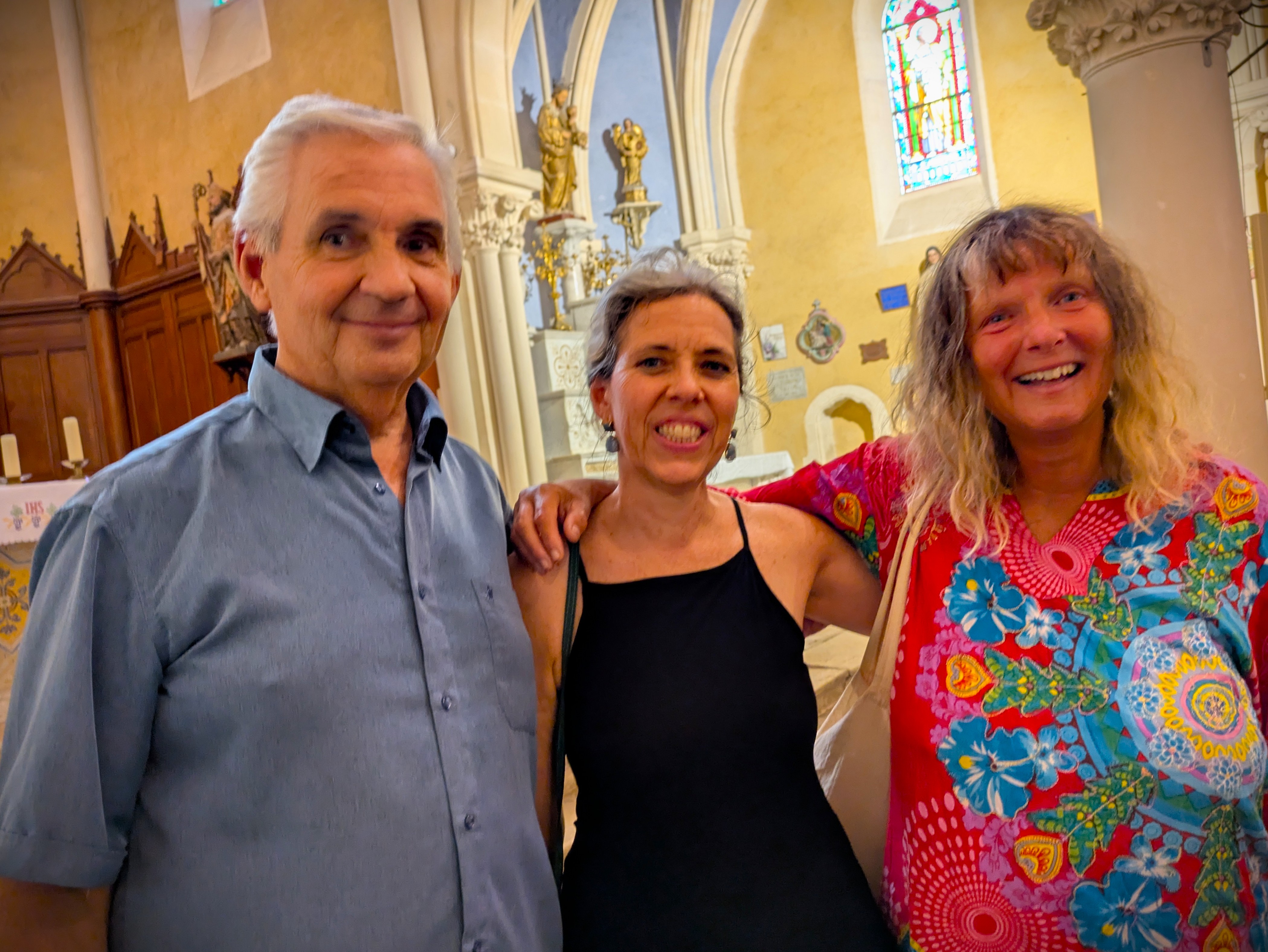 Thierry, Ludmilla & Fiona at Collobrieres