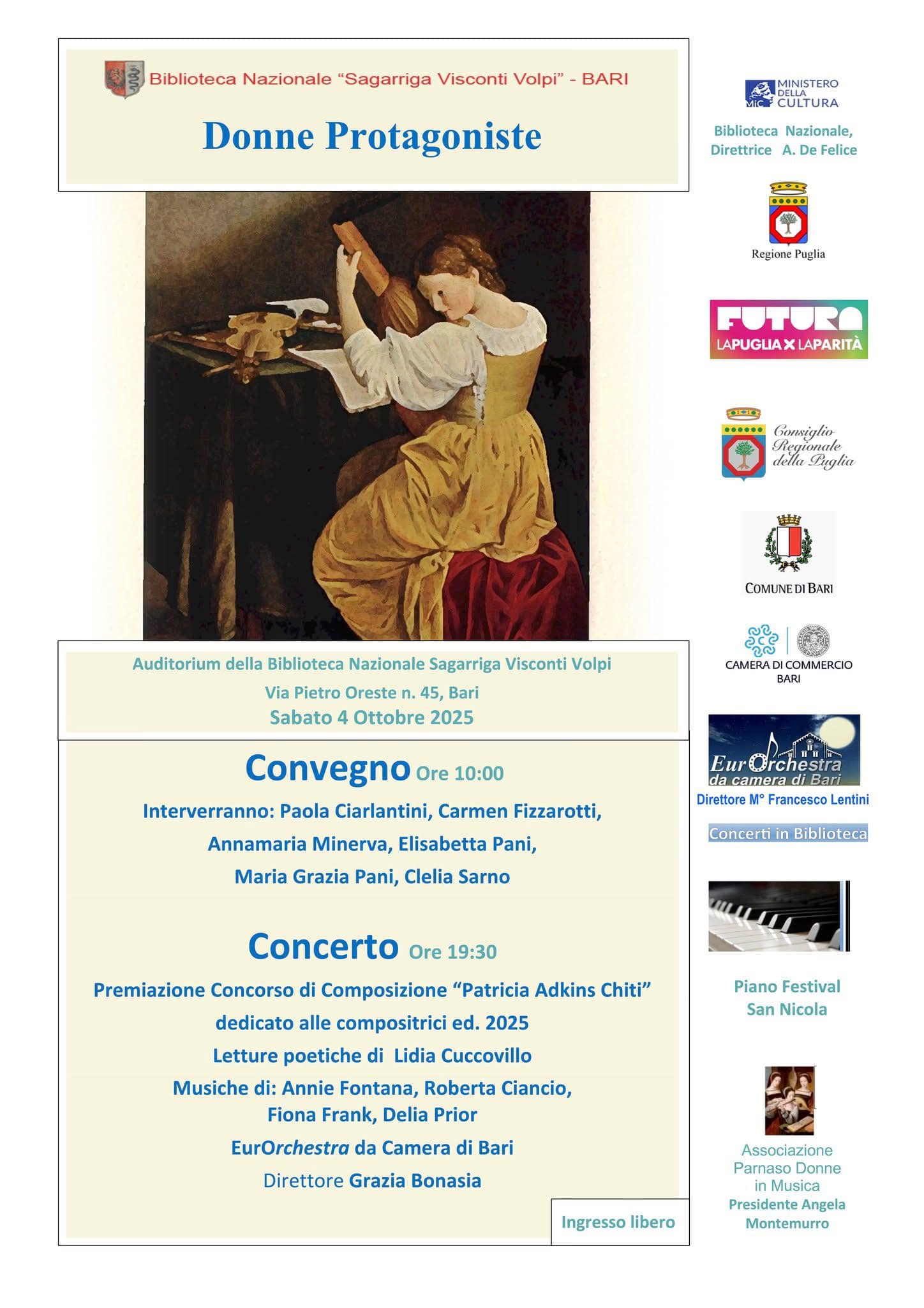 Bari Conference and Prize Concert Poster2