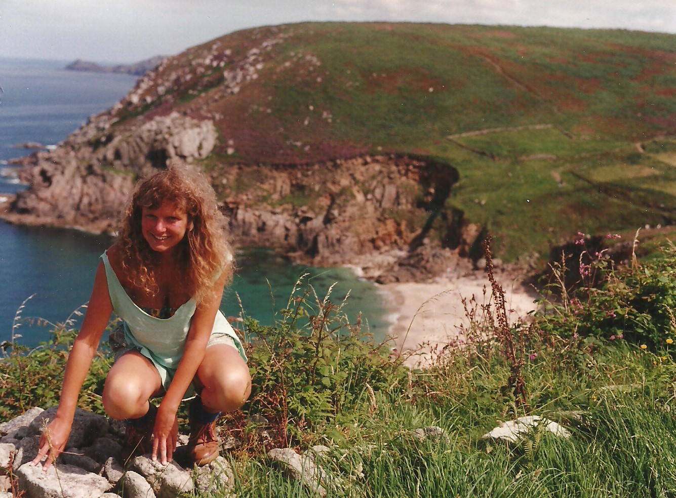 Fiona On The Cliffs- starting in the morning